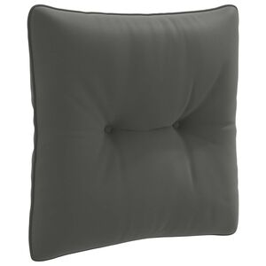 vidaXL Z&aacute;dov&yacute; polstr PUTTEN 100% polyester Antracitov&aacute; 40 x 40 x 10 cm