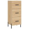 vidaXL Skříň highboard dub sonoma 34,5 x 34 x 180 cm kompozitní dřevo