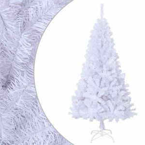 vidaXL Uměl&yacute; v&aacute;nočn&iacute; stromek s hust&yacute;mi větvemi b&iacute;l&yacute; 150 cm PVC