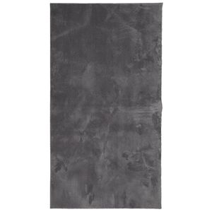 vidaXL Koberec HUARTE kr&aacute;tk&yacute; vlas měkk&yacute; a prateln&yacute; antracit 60x110 cm