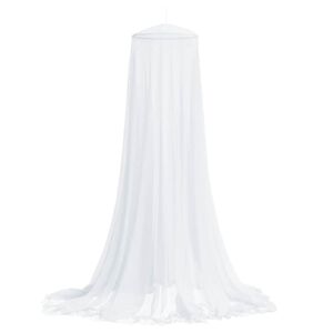 vidaXL Moskyti&eacute;ra nad postel 220 s&iacute;ťovina b&iacute;l&aacute; 56 x 56 x 220 cm