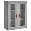 vidaXL Skř&iacute;ň highboard &scaron;ed&aacute; sonoma 69,5 x 34 x 180 cm kompozitn&iacute; dřevo