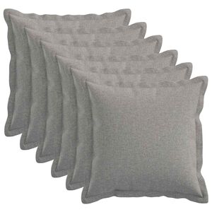 vidaXL Povlak na pol&scaron;t&aacute;ř 6 ks HOUTEN Oblačno &scaron;ed&aacute; 30 x 30 cm