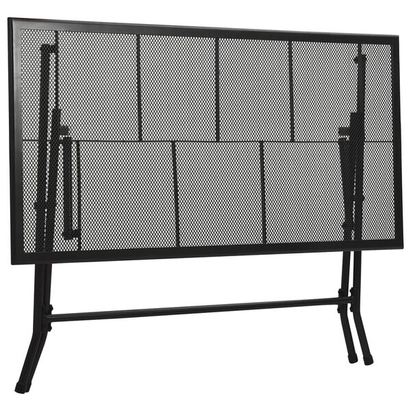 vidaXL 5d&iacute;ln&yacute; zahradn&iacute; j&iacute;deln&iacute; set ocel antracitov&yacute;