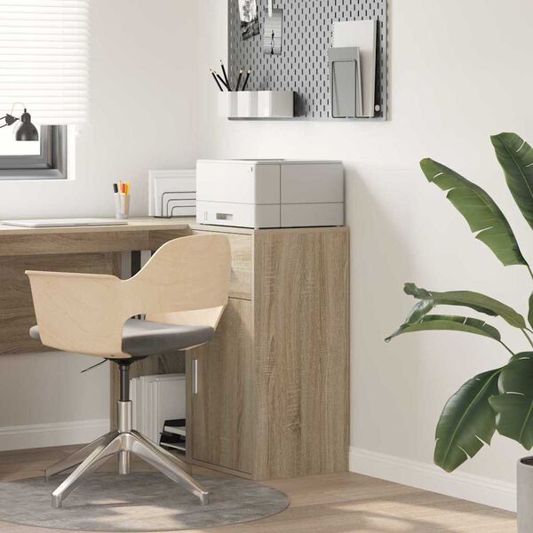 vidaXL Serv&iacute;rovac&iacute; skř&iacute;ň dub sonoma 38 x 34,5 x 75 cm Kompozitn&iacute; dřevo