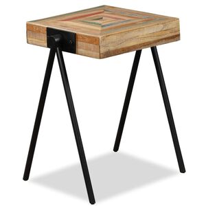 vidaXL Odkl&aacute;dac&iacute; stolek masivn&iacute; recyklovan&yacute; teak