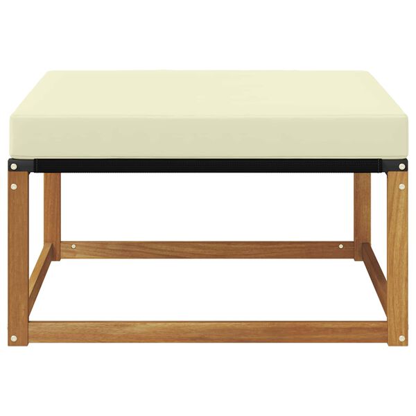 vidaXL Venkovn&iacute; podnožka Masivn&iacute; ak&aacute;tov&eacute; dřevo Př&iacute;rodn&iacute;