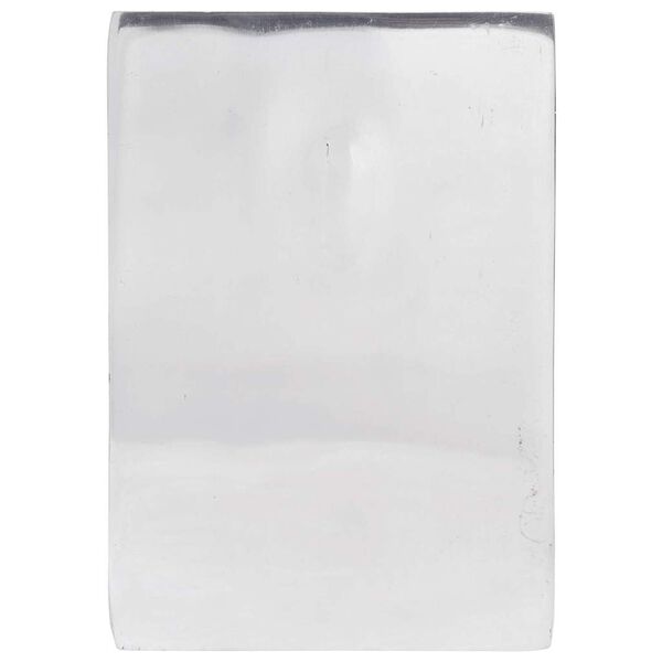 vidaXL Zarážky na knihy 2 pcs Stříbrná 11 x 14 x 17.5 cm Hliník