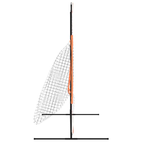vidaXL Přenosná baseballová síť oranžová/černá 219x107x212cm ocel a PES