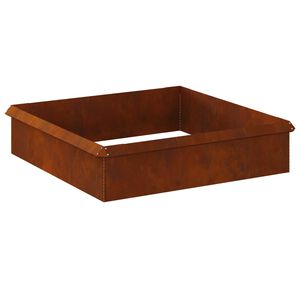 vidaXL Hlem&yacute;žďov&aacute; oplocen&iacute; 8 ks 100 x 3,5 x 25 cm Rezav&aacute;