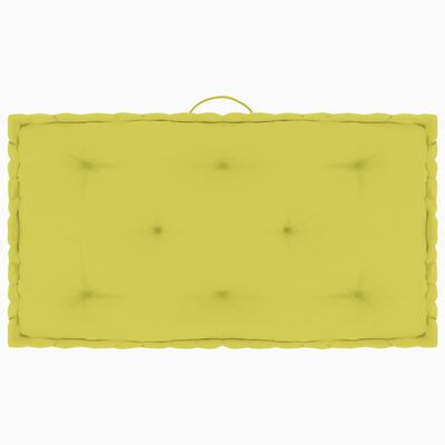 vidaXL Podušky na nábytek z palet 3 ks jablkově zelené bavlna
