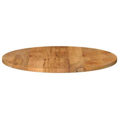 vidaXL Stolní deska Ø 70 x 3,8 cm kulatá masivní mangovníkové dřevo