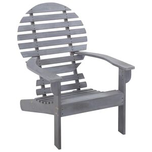 vidaXL Křeslo Adirondack masivn&iacute; ak&aacute;ciov&eacute; dřevo &scaron;ed&eacute;
