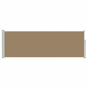 vidaXL V&yacute;suvn&aacute; bočn&iacute; mark&yacute;za Taupe 300 x 100 cm Polyester