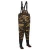 vidaXL Hrub&eacute; waders s botami Velikost 40 Mask&aacute;čov&aacute;