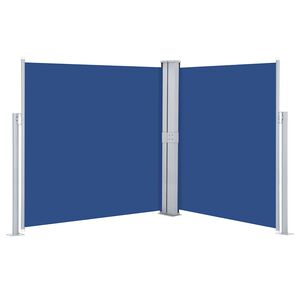 vidaXL Zatahovac&iacute; bočn&iacute; mark&yacute;za / z&aacute;stěna modr&aacute; 140 x 600 cm