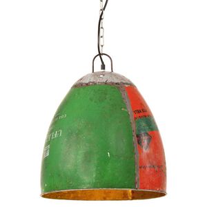 vidaXL Industri&aacute;ln&iacute; z&aacute;věsn&aacute; lampa 25 W v&iacute;cebarevn&aacute; kulat&aacute; 42 cm E27