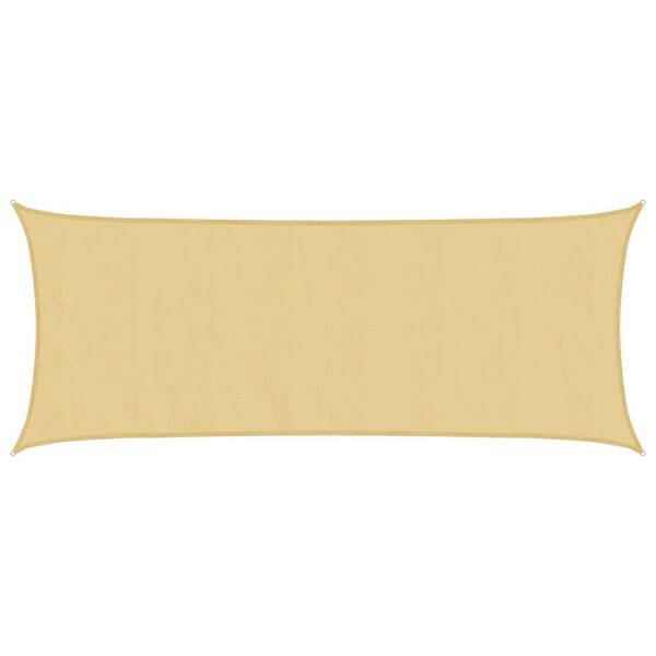 vidaXL St&iacute;nic&iacute; plachta p&iacute;skov&aacute; 5x2 m 100% polyester oxford