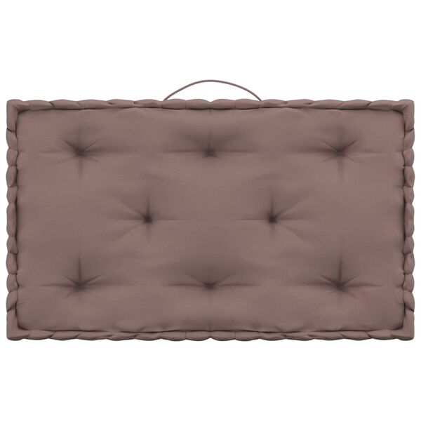 vidaXL Podu&scaron;ky na n&aacute;bytek z palet 5 ks taupe bavlna