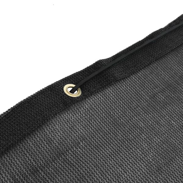 vidaXL S&iacute;ť na kontejner HDPE 3,5 x 6 m čern&aacute;