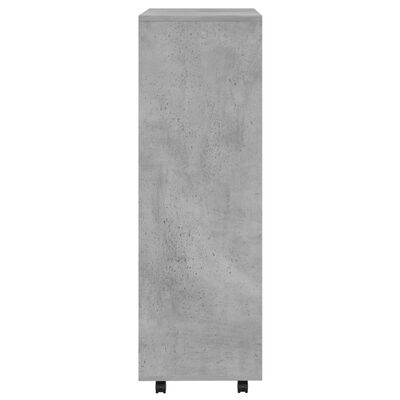 vidaXL Šatní skříň betonově šedá 80 x 40 x 110 cm dřevotříska