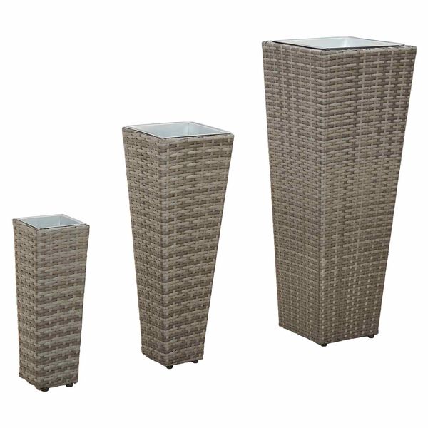 vidaXL Venkovn&iacute; set 3 pcs Kov