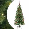 vidaXL Uměl&yacute; v&aacute;nočn&iacute; stromeček Zelen&aacute; 150 cm PE a PVC