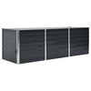 vidaXL Vyv&yacute;&scaron;en&yacute; z&aacute;hon antracitov&yacute; 240 x 80 x 77 cm pozinkovan&aacute; ocel