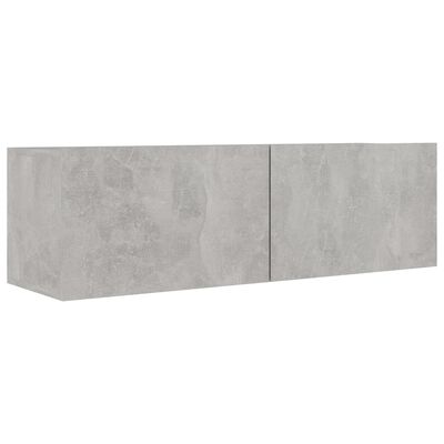 vidaXL TV skříňky 3 ks betonově šedé dřevotříska