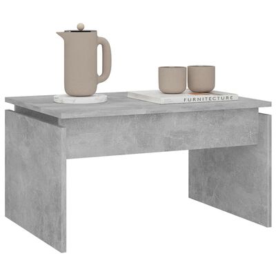 vidaXL Konferenční stolek betonově šedý 68 x 50 x 38 cm dřevotříska