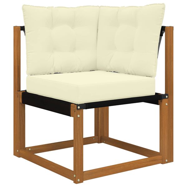 vidaXL Venkovn&iacute; pol&scaron;t&aacute;ř na pohovku 3 pcs Kr&eacute;mov&aacute; Polyester