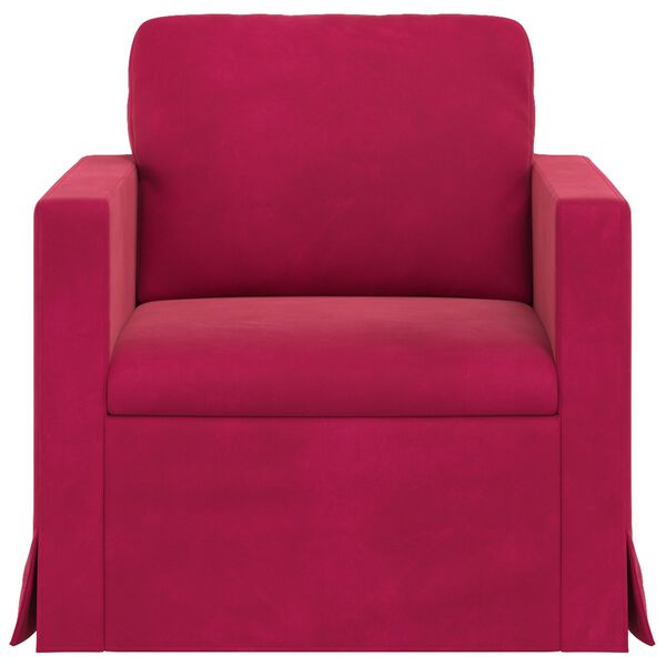 vidaXL Pohovka V&iacute;no Červen&eacute;