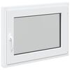 vidaXL Okeno do suter&eacute;nu RISOR 80 x 50 cm PVC a sklo B&iacute;l&aacute;