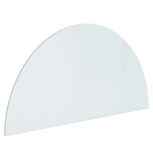 vidaXL Skleněn&aacute; deska k krbu Transparentn&iacute; 1200 x 600 mm Sklo