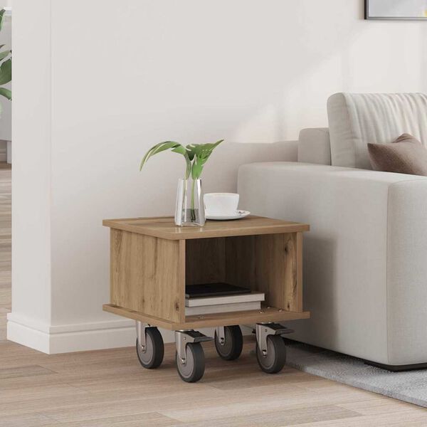 vidaXL Televizn&iacute; stojan Artisanov&yacute; dub 37 x 35 x 35 cm