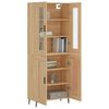 vidaXL Skř&iacute;ň highboard dub sonoma 69,5 x 34 x 180 cm kompozitn&iacute; dřevo