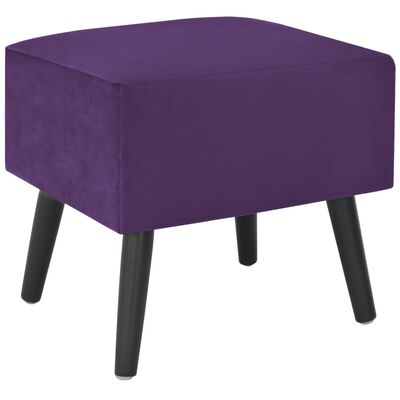 vidaXL Noční stolek tmavě fialový 40 x 35 x 40 cm samet