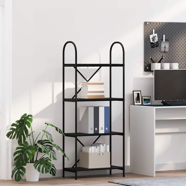 vidaXL Knihovna Čern&yacute; dub 60 x 30 x 146 cm Kompozitn&iacute; dřevo