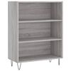 vidaXL Skř&iacute;ň highboard &scaron;ed&aacute; sonoma 69,5 x 34 x 180 cm kompozitn&iacute; dřevo