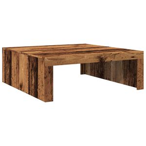 vidaXL Konferenčn&iacute; stolek old wood 100 x 100 x 35 cm kompozitn&iacute; dřevo