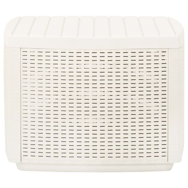 vidaXL Zahradní stůl bílý 53 x 53 x 40 cm plast