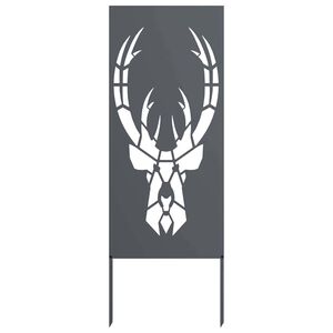 vidaXL Soukrom&iacute; na zahradě Antracit 50 x 140 cm Studeně v&aacute;lcovan&aacute; ocel