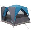 vidaXL Stan pro 5 osob se střechou Modr&yacute; a &scaron;ed&yacute; 333 x 317 x 194 cm
