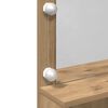 vidaXL Kosmetick&yacute; stůl se z&aacute;suvkou Artisanov&yacute; dub 80 x 41 x 134,5 cm