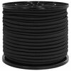 vidaXL Bungee &scaron;ňůry 10 mm Čern&aacute; PP a guma