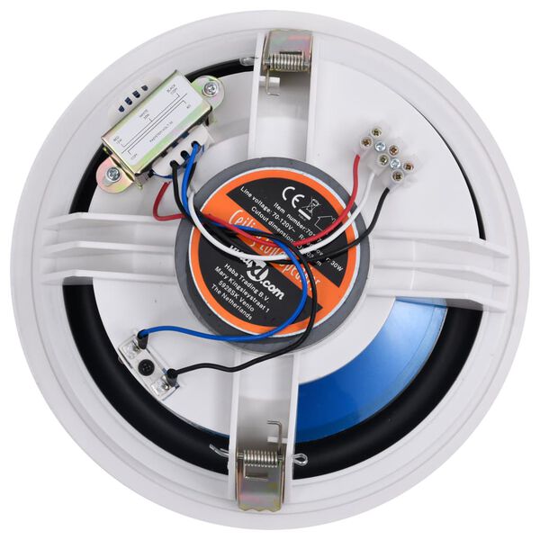 vidaXL Vestavěný nástěnný a stropní reproduktor s tweeterem 180 W