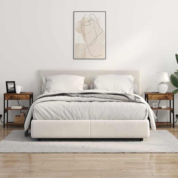 vidaXL Nočn&iacute; skř&iacute;ňka Kouřov&yacute; dub 41 x 31 x 51 cm kompozitn&iacute; dřevo