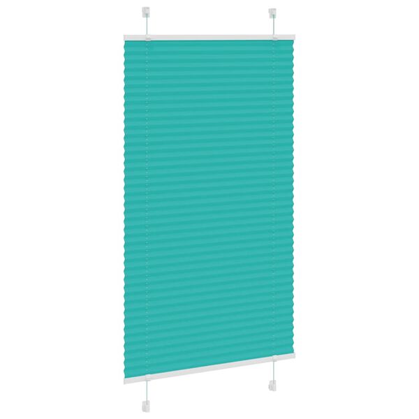 vidaXL Plisovan&aacute; roleta Benz&iacute;nov&aacute; zelen&aacute; 70x100 cm &Scaron;&iacute;řka l&aacute;tky 69,4 cm