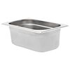 vidaXL Gastronádoby 8 ks GN 1/4 100 mm nerezová ocel