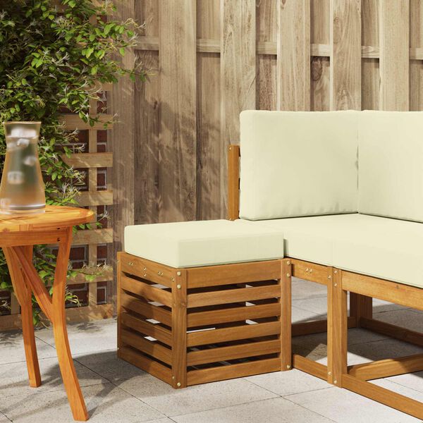 vidaXL Venkovn&iacute; stolička lavička Masivn&iacute; ak&aacute;tov&eacute; dřevo Př&iacute;rodn&iacute;